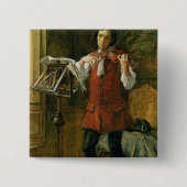 De Amateur Vierkante Button 5,1 Cm (Voorkant)