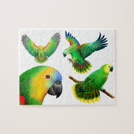 De Amazon Parrot Puzzle Legpuzzel (Horizontaal)