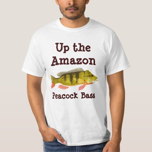 De Amazon-Peacock Bass Apparel T-shirt (Voorkant)