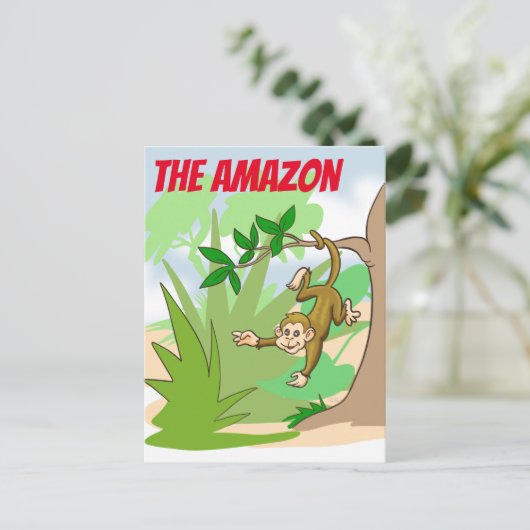 De Amazone Briefkaart (Staand voorkant)