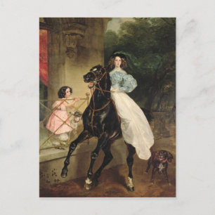 De amazone, Portret van Giovanina Briefkaart