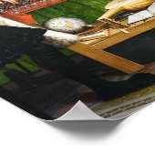 De ambassadeurs die Hans Holbein schilderen Poster (Hoek)