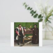 De ambassadeurs, Holbein, jongere Briefkaart (Staand voorkant)