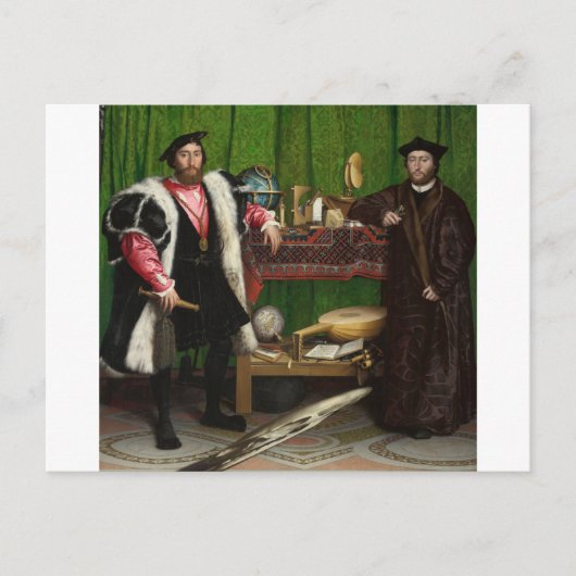De ambassadeurs, Holbein, jongere Briefkaart (Voorkant)