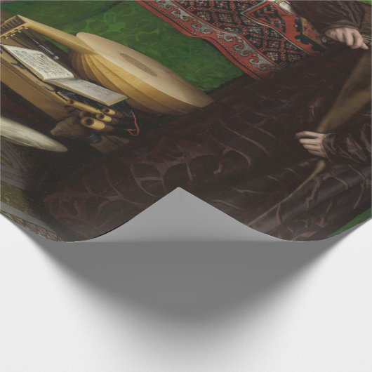 De ambassadeurs, Holbein, jongere Cadeaupapier (Hoek)