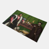 De ambassadeurs, Holbein, jongere Deurmat (Schuin)