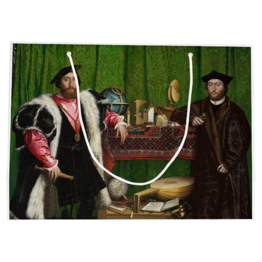 De ambassadeurs, Holbein, jongere Groot Cadeauzakje (Achterkant)