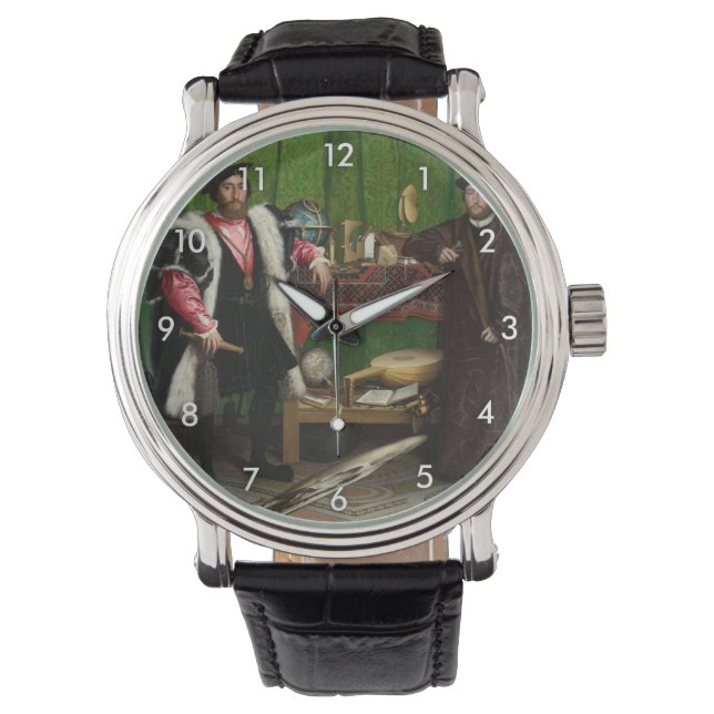 De ambassadeurs, Holbein, jongere Horloge (Voorkant)