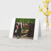 De ambassadeurs, Holbein, jongere Kaart (Gele Bloem)