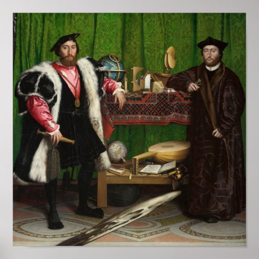 De ambassadeurs, Holbein, jongere Poster (Voorkant)