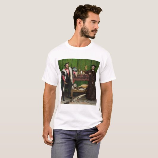 De ambassadeurs, Holbein, jongere T-shirt (Voorkant volledig)