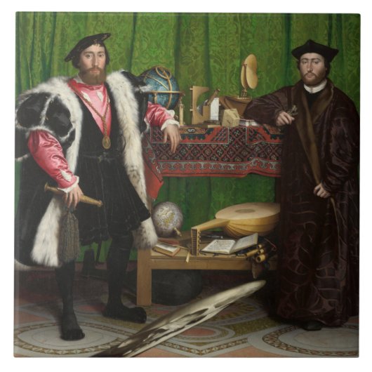 De ambassadeurs, Holbein, jongere Tegeltje (Voorkant)