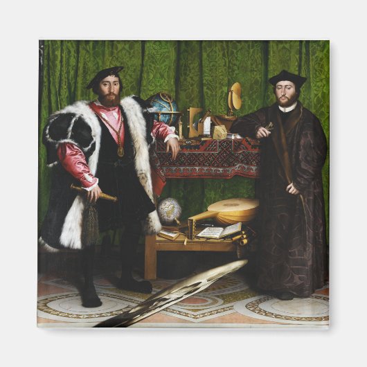 De ambassadeurs van Hans Holbein in de Younger Magneet (Voorkant)