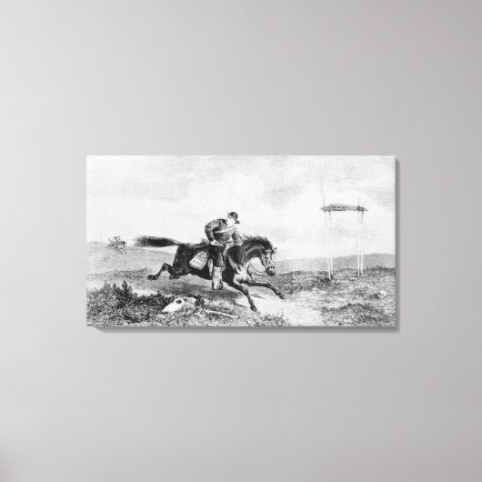 De American Pony Express Canvas Afdruk (Voorkant)