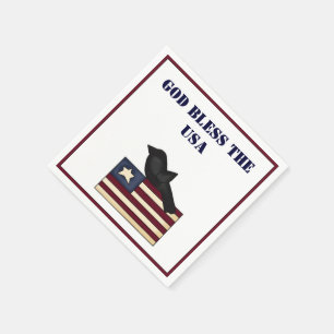 De americana Servetten van het Document