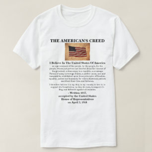 DE AMERIKAANS IS OPGERICHT T-SHIRT