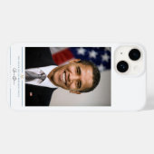De Amerikaans president-elect Barack Obama Case-Mate iPhone Case (Achterkant (horizontaal))