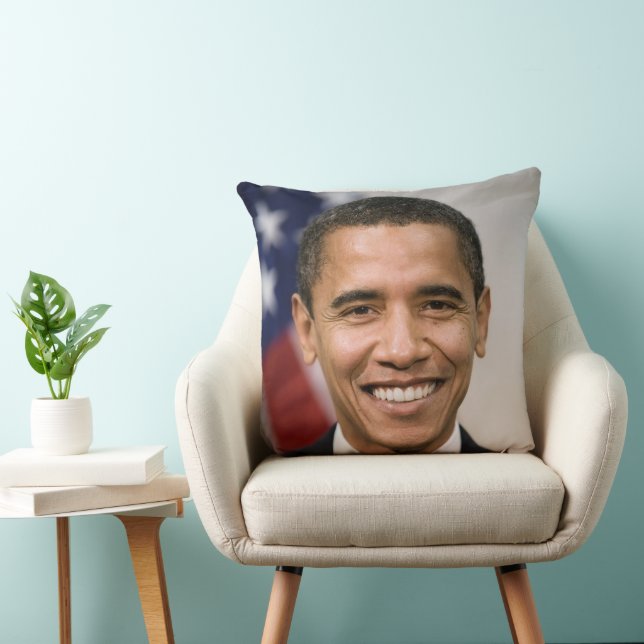 De Amerikaans president-elect Barack Obama Kussen (Stoel)