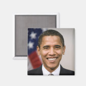 De Amerikaans president-elect Barack Obama Magneet (Voorkant / Achterkant)