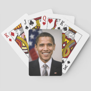De Amerikaans president-elect Barack Obama Pokerkaarten
