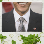 De Amerikaans president-elect Barack Obama Theedoek (Gevouwen)