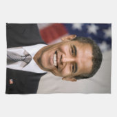 De Amerikaans president-elect Barack Obama Theedoek (Horizontaal)