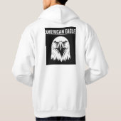 De Amerikaanse adelaar Hoodie (Achterkant)