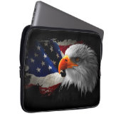 De Amerikaanse adelaar Laptop Sleeve (Voorkant Rechts)