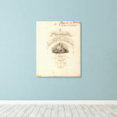 de Amerikaanse atlas Canvas Afdruk (Insitu (Houten vloer))