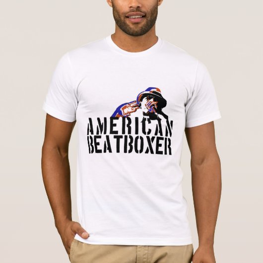 De Amerikaanse Beatboxer Classic T-Shirt (Voorkant)