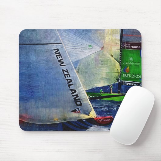 De Amerikaanse beker, Valencia, Spanje 2007 Muismat (Met muis)