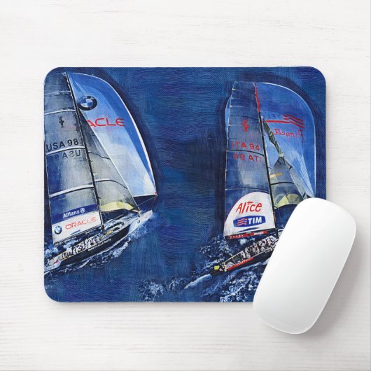 De Amerikaanse beker, Valencia, Spanje 2007 Muismat (Met muis)