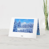 De Amerikaanse bergpikes Bedankkaart (Achterkant)