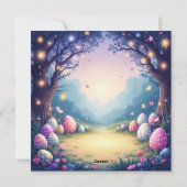 De Amerikaanse bever met het oor van een konijn Feestdagenkaart (Achterkant)