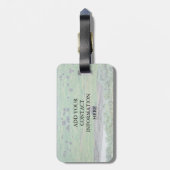 De Amerikaanse Bison Bagagelabel (Achterkant verticaal)