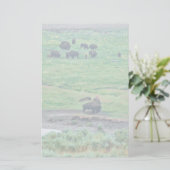De Amerikaanse Bison Briefpapier (Staand voorkant)