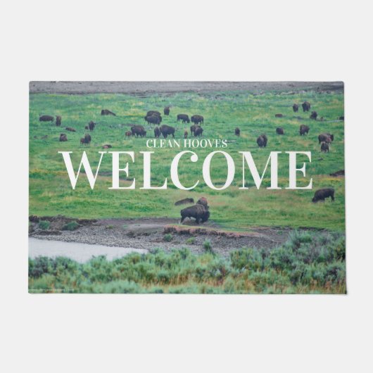 De Amerikaanse Bison Deurmat (Voorkant)