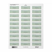 De Amerikaanse Bison Etiket (Full Sheet)