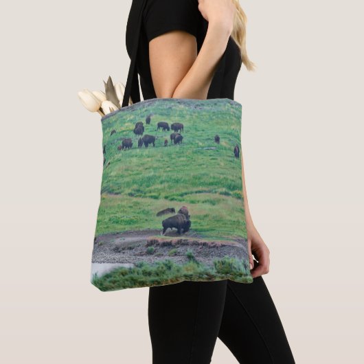 De Amerikaanse Bison Tote Bag (Dichtbij)