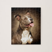 De Amerikaanse Blauwe Pit-Bull Legpuzzel (Verticaal)