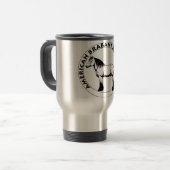 De Amerikaanse Brabant Association Travel Mug Reisbeker (Voorkant links)