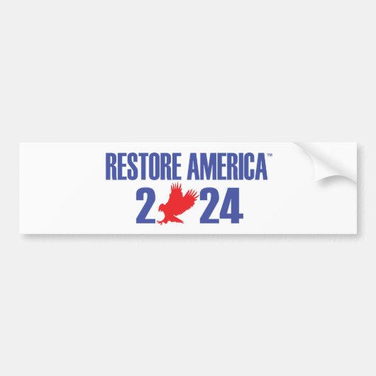 De Amerikaanse Bumpersticker herstellen (Voorkant)