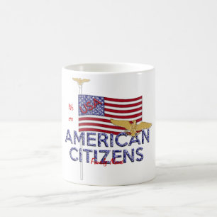 De Amerikaanse Burger schitterde Koffiemok