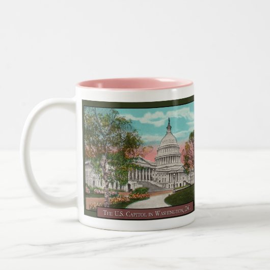 De Amerikaanse Capitol  Coffee Mok (Links)