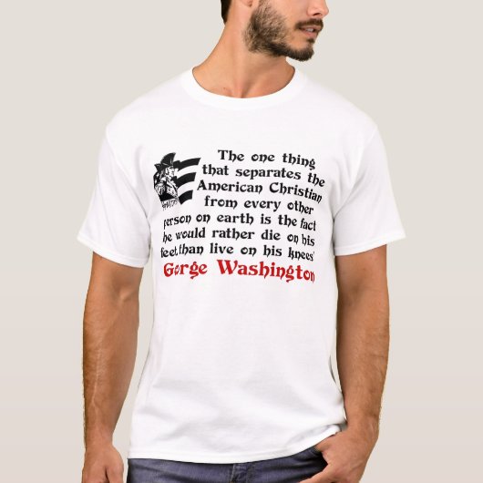 De Amerikaanse Christelijke T-shirt (Voorkant)
