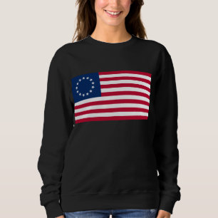 De Amerikaanse cirkelvlag van Betsy Ross Trui
