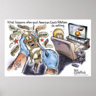 De Amerikaanse couchaardappel Poster