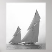 De Amerikaanse Cup Defenders Poster (Voorkant)