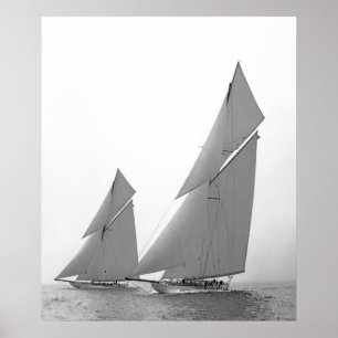 De Amerikaanse Cup Defenders Poster