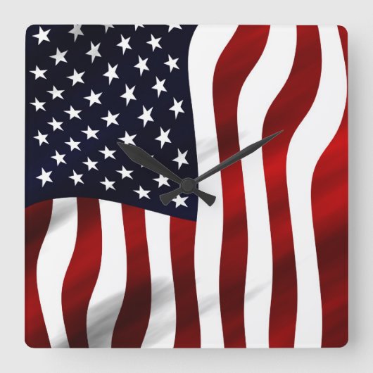 De Amerikaanse Dag van de Onafhankelijkheid van de Vierkante Klok (Voorkant)